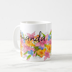 Spring bouquet coffee mug
