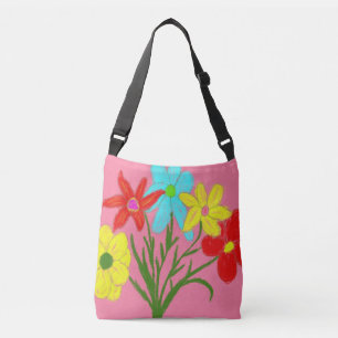 Spring bouquet crossbody bag