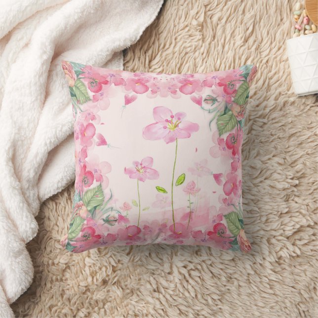Spring Bouquet Cushion (Blanket)