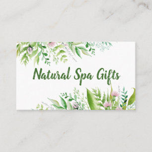 Spring Bouquet Handmade Bath Soak Body Butter Soap Business Card