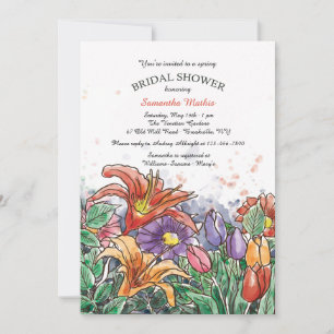Spring Bouquet Invitation