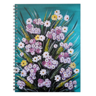 Spring Bouquet Painting by Alfred Fox Notebook