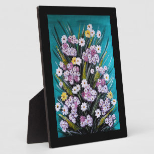 Spring Bouquet Painting by Alfred Fox Plaque