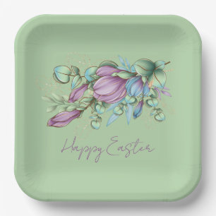 Spring Bouquet Paper Plates