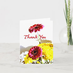 Spring Bouquet Sympathy Thank You 3 Card