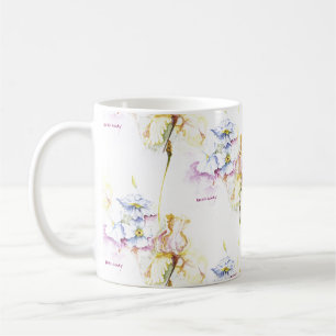Spring Bouquet Tiled Design Coffee Mug