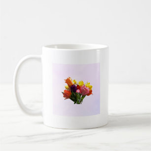 Spring Bouquet With Tulips and Daffodil Coffee Mug