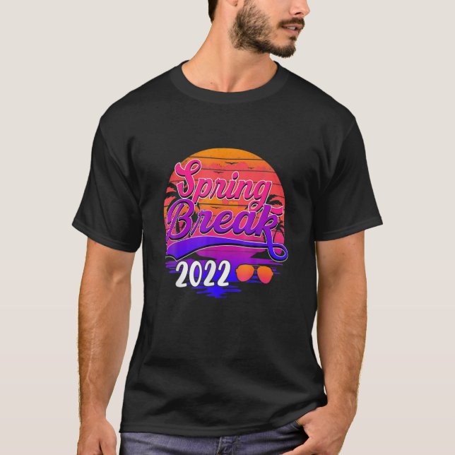 Spring Break 2022 Family Tee Spring Break Sunset 2 (Front)