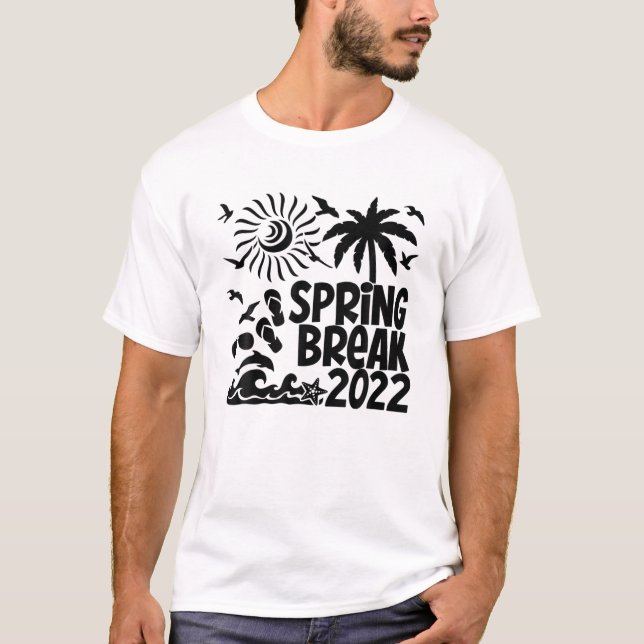 Spring Break 2022 Family Tee Spring Break Sunset S (Front)