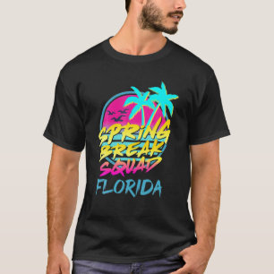 Spring Break 2022 Retro 80S 90S Florida Family Vac T-Shirt