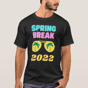 Spring Break 2022 Sunglasses Palm Trees Cool T-Shirt