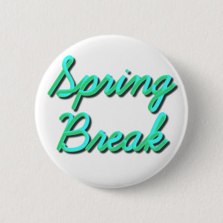 Spring Break 3D 6 Cm Round Badge