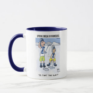 Spring Break Blue Combo Mug