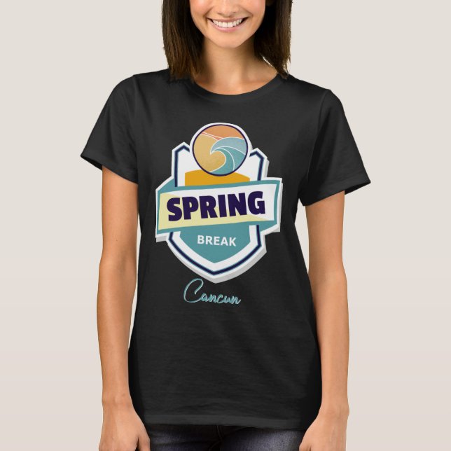 Spring Break Cancun 2021 T-Shirt (Front)
