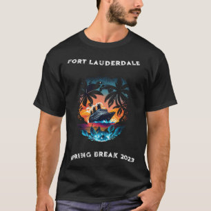 Spring Break Cruise 2023 Florida Fort Lauderdale T-Shirt