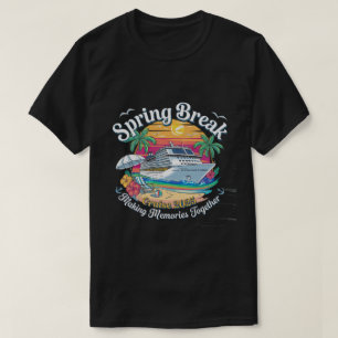 Spring Break Cruise 2025 Tropical Vacation Ocean  T-Shirt