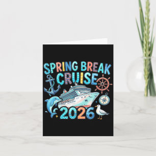 Spring Break Cruise 2026 Family Cruise Vacation Card