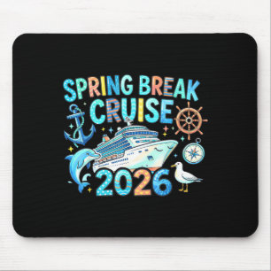 Spring break cruise 2026 family trip vacation mouse pad