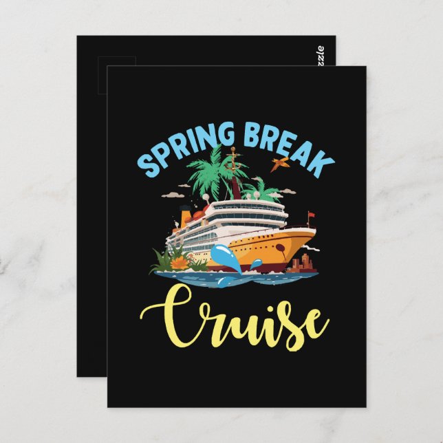 Spring Break Cruise Postcard (Front/Back)