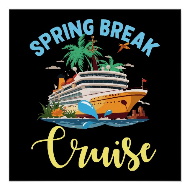 Spring Break Cruise Poster (Front)