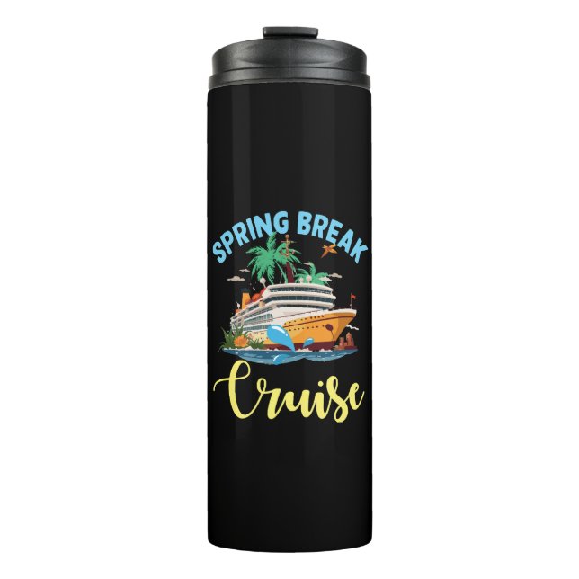 Spring Break Cruise Thermal Tumbler (Front)