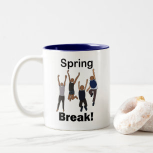 Spring Break Friendship Two-Tone Coffee Mug