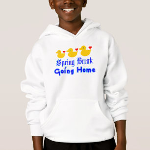 ♫♥Spring Break-Going Home Ducks Kids' Hoodie♥♪
