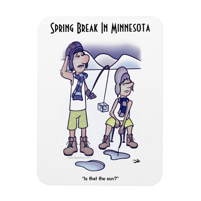 Spring Break Magnet (Vertical)