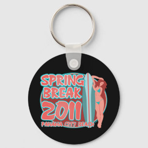 Spring Break Panama City Beach Key Ring