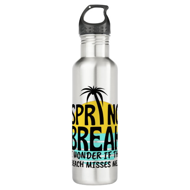 Spring Break Spring Season 710 Ml Water Bottle (Front)