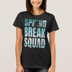 Spring Break Squad 2022 Vintage Beach Family Match T-Shirt