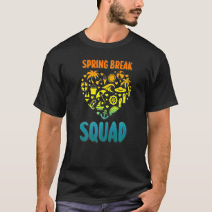 Spring Break Squad Family Matching Group Vacation T-Shirt