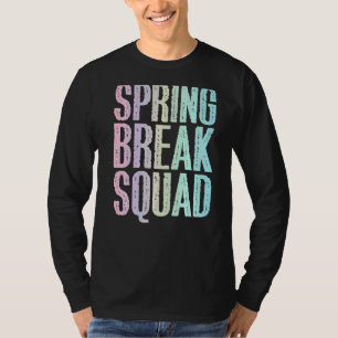 Spring Break Squad Vintage Spring Vacation T-Shirt
