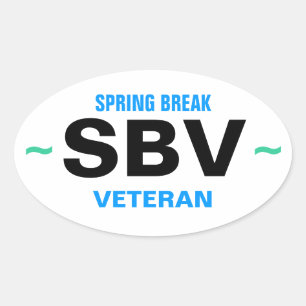 SPRING BREAK stickers (4)
