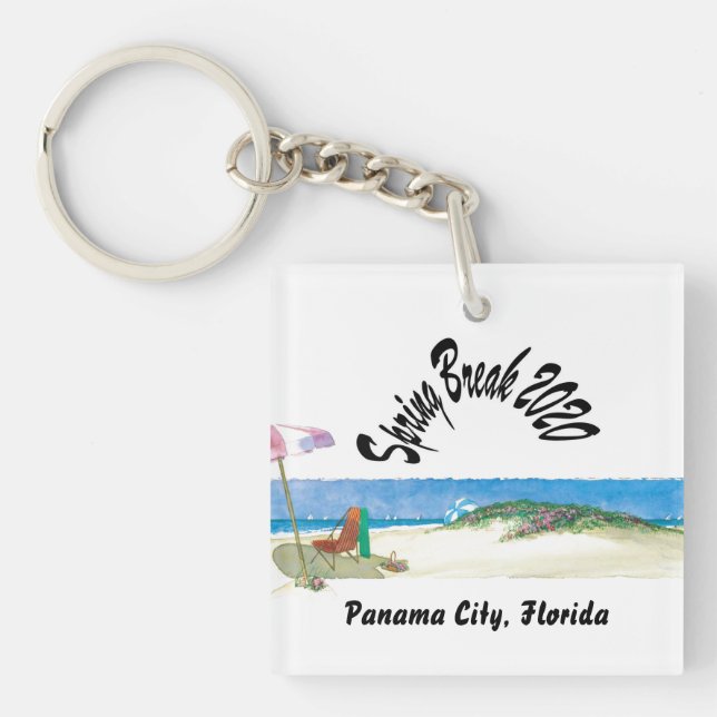 Spring Break Vacation - Key Ring (Front)