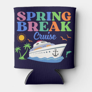 Spring Break Vacation Men's Basic T-Shirt Can Cooler
