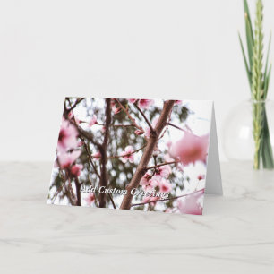 Spring Breeze Blossom flower Greeting Card