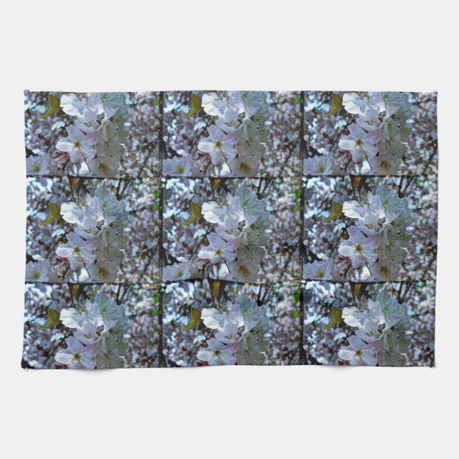 Spring Brooklyn Botanical Gardens Tea Towel (Horizontal)