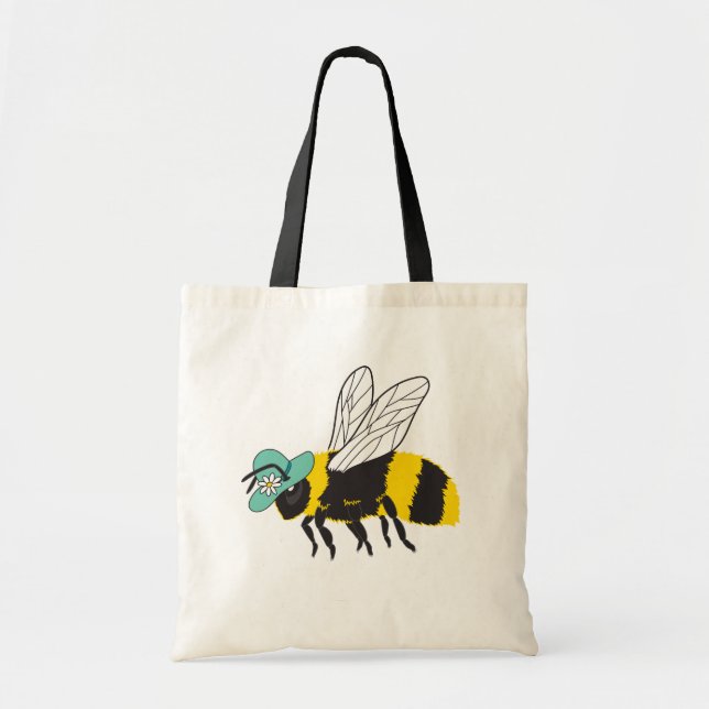 Spring Bumblebee Tote Bag (Front)