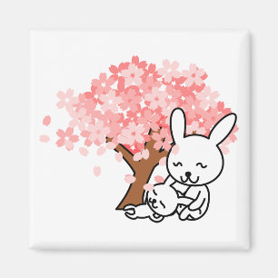 Spring Bunnies Magnet