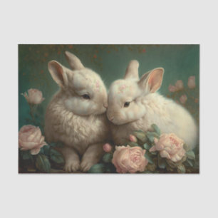 spring bunnies tissue paper