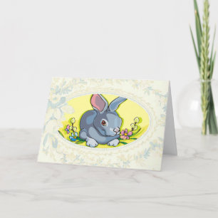Spring Bunny Easter Card