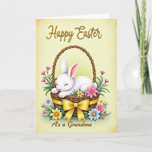 Spring Bunny Grandma Card