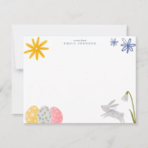 Spring Bunny Note Card