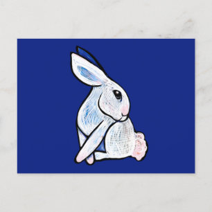 Spring Bunny Rabbit Easter Ostara                  Postcard