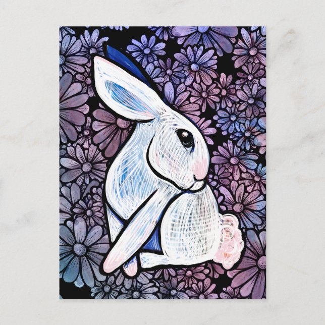 Spring Bunny Rabbit Easter Ostara                  Postcard (Front)