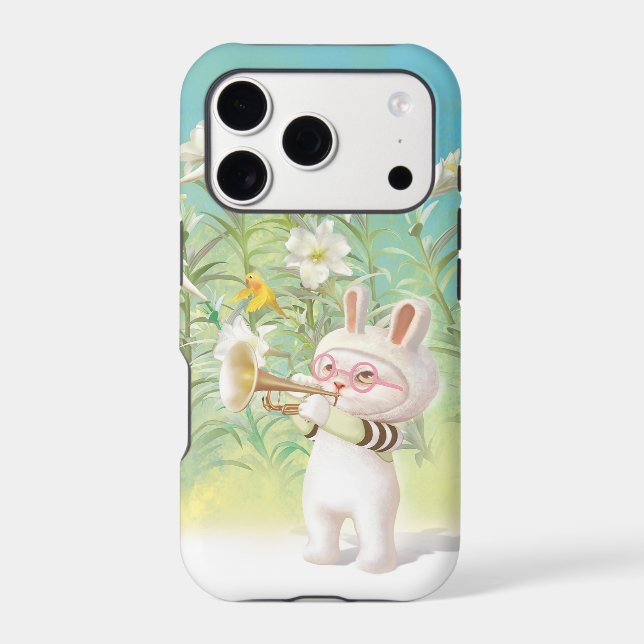 Spring Bunny: Realistic Rabbit in Flower Garden Ar (Back)