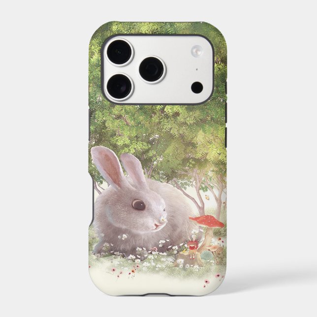 Spring Bunny: Realistic Rabbit in Flower Garden Ar (Back)