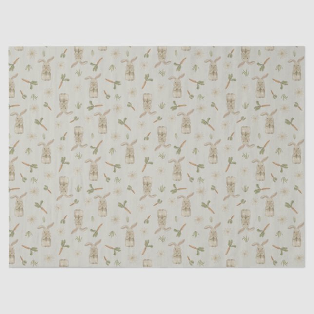 Spring Bunny Tissue Paper (Front)