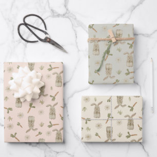 Spring Bunny  Wrapping Paper Sheet